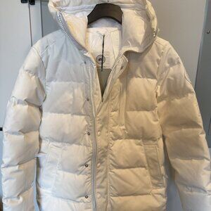 Canada Goose Humanature Carson Parka Greige White (medium mens)
